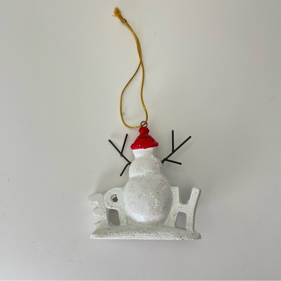 Snowman Hope Ornament Signed Stouffer 2008  Pair - Picture 8 of 15